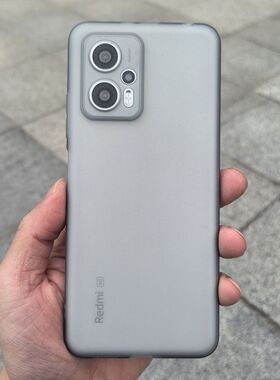 适用适用红米note11TPro简约防摔磨砂软壳note12turbo半透白保护套