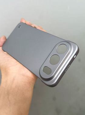 适用荣耀500pro手机壳钛灰色无边框超薄MEY-AN00硬壳防摔个性潮