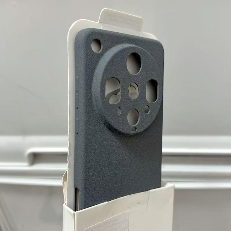适用灰纯色简约适用oppo find x9ultra手机壳findx8p软粗磨砂岩砂硅胶