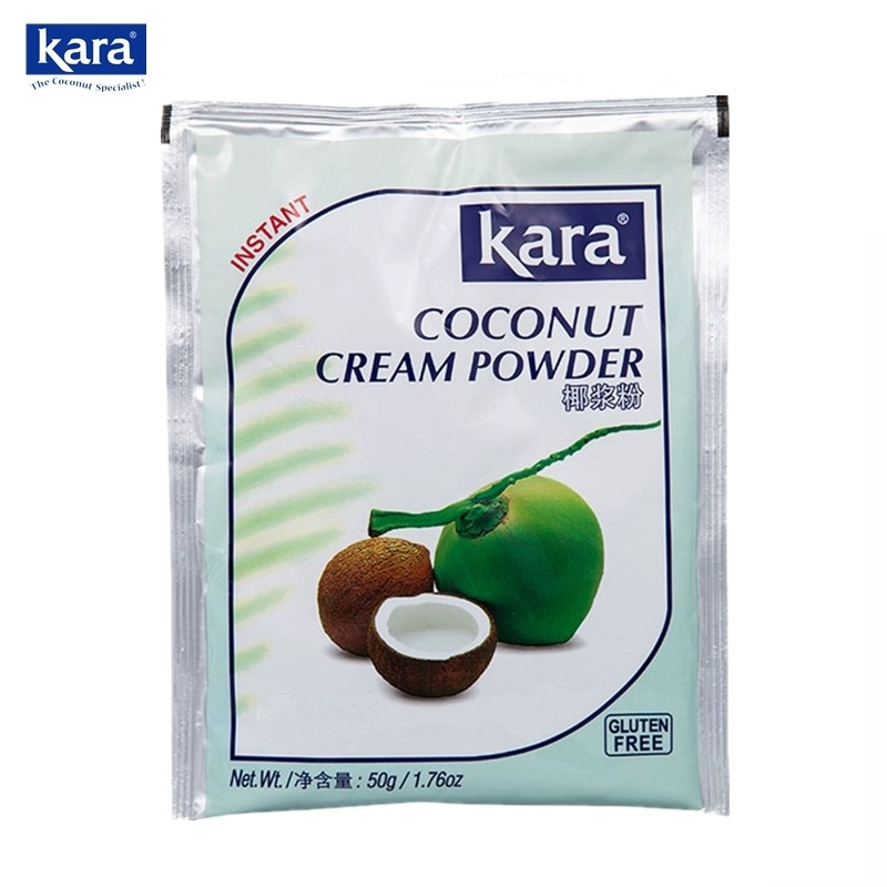 Kara佳乐椰浆粉50g*12包进口奶茶店商用椰子粉甜品烘焙速溶椰汁粉