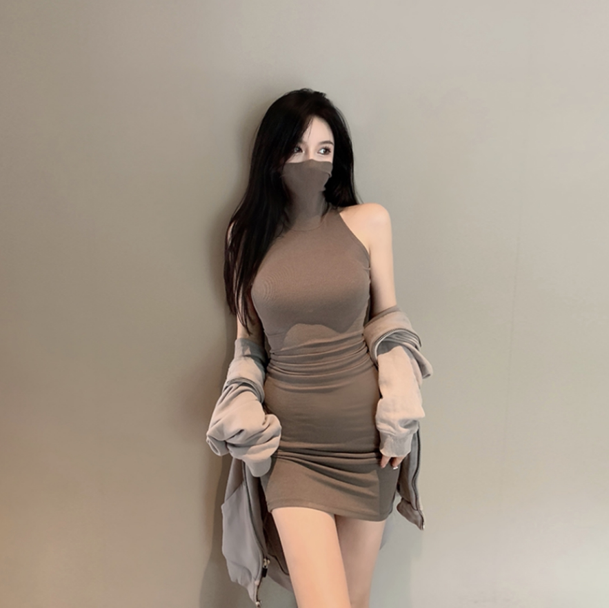 新新家撒娇精灵秋冬女紧身包臀