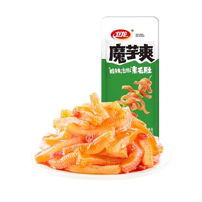 卫龙魔芋爽魔芋素毛肚15g酸辣味