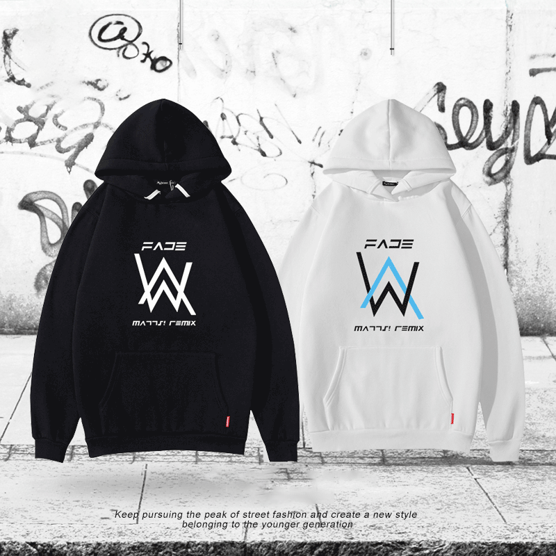 艾伦沃克电音同款长袖卫衣alanwalkerfaded连帽外套教主加绒衣服