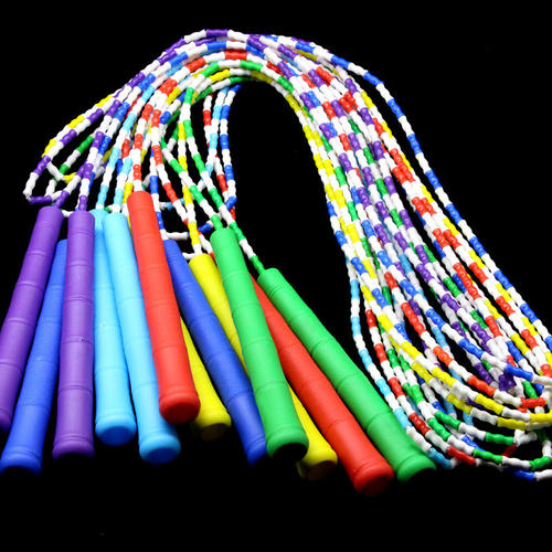 陈速竹节跳绳儿童中小学生专用绳子不打结幼儿园初学花样跳绳羽泰