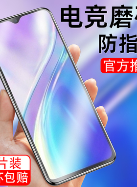适用于realmeX2磨砂钢化膜RMX1991护眼抗蓝光realme真我x2手机贴膜relamex2玻璃漠realmax2保护模防指纹游戏