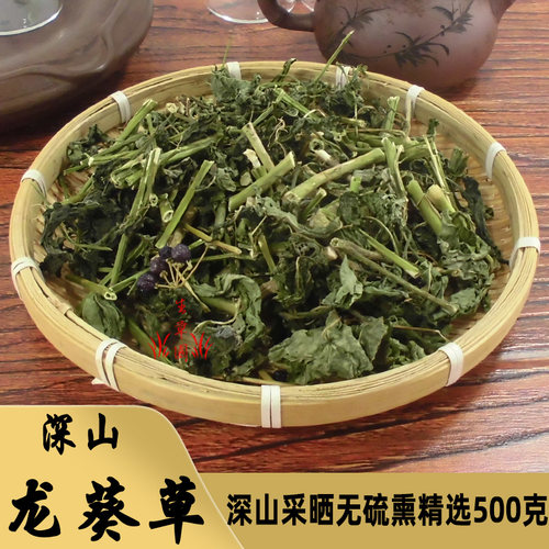 新鲜中草药龙葵草黑天苦葵中药材