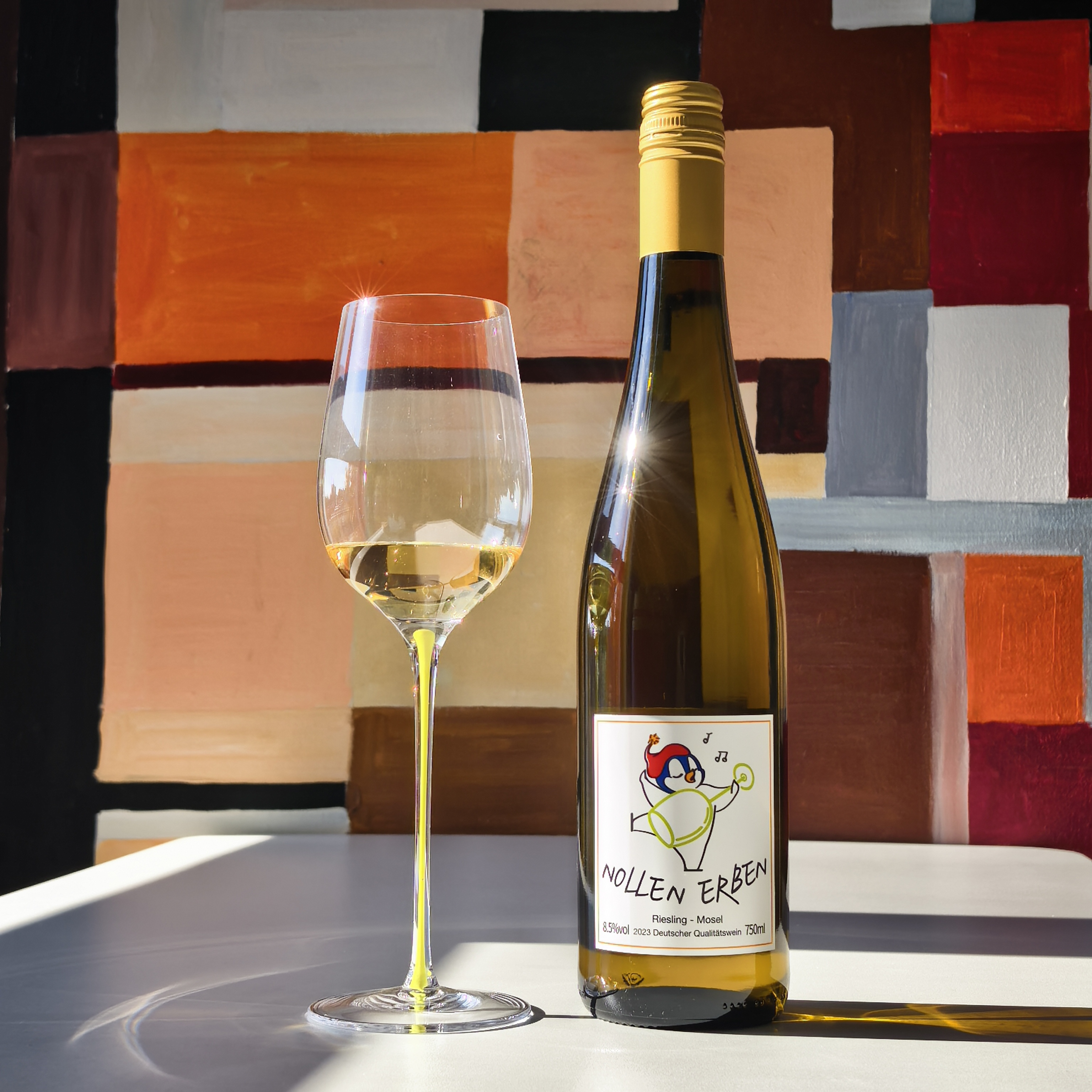 微甜鹅雷司令德国摩泽尔产区甜白葡萄酒