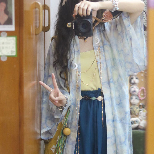 洛竹【】宋制改良汉服女长干寺三件套汉元素阔腿裤夏宋制日常款