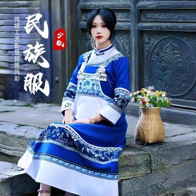 民族风套装传统写真高级感