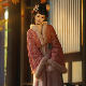 国风复古唐代新年战袍 粉色上袄新中式 汉服女装 复原风服加厚冬季