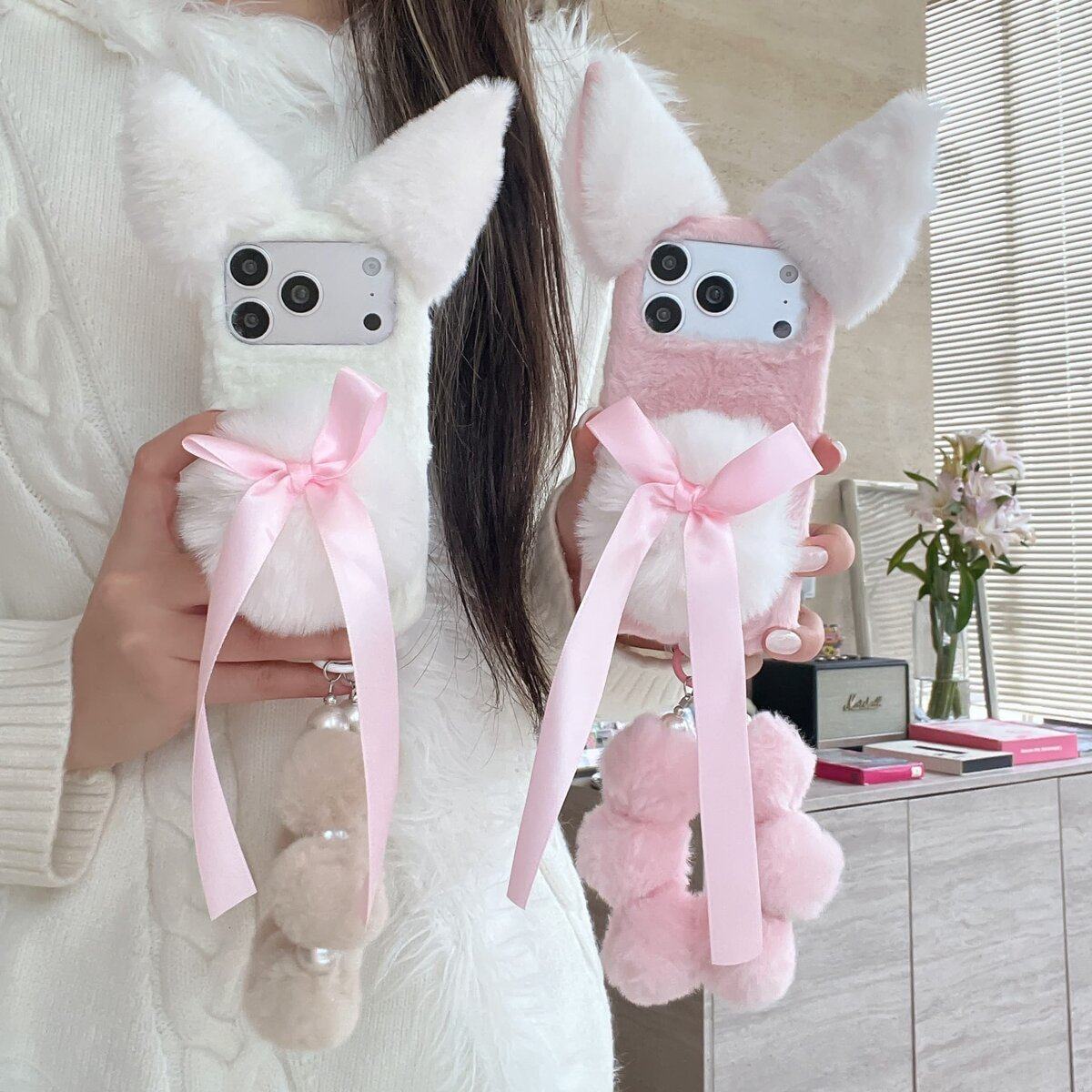 秋冬毛绒可爱猫耳朵适用苹果17promax手机壳16pro/15promax挂绳14/13防摔华为mate70pro/60/pura80/70保护套,3C数码配件,手机保护套/壳,淘宝优惠券,粉丝福利购,淘宝优惠卷