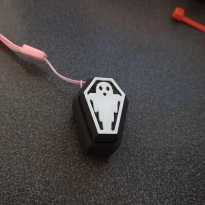 跨境新品 Coffin Fidget Clicker 万圣节棺材解压点击器解压神器