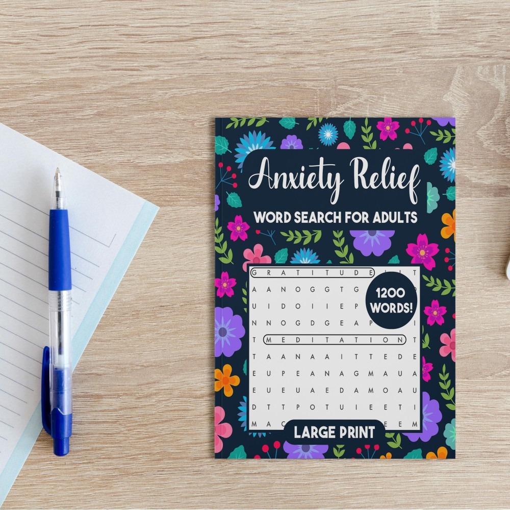 单词涂色本 Jmidy Relief WORD SEARCH FOR ADULTS成人减压字谜书