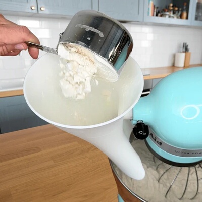 Flour Funnel Stand Mixer Attachment 面粉漏斗立式搅拌机配件