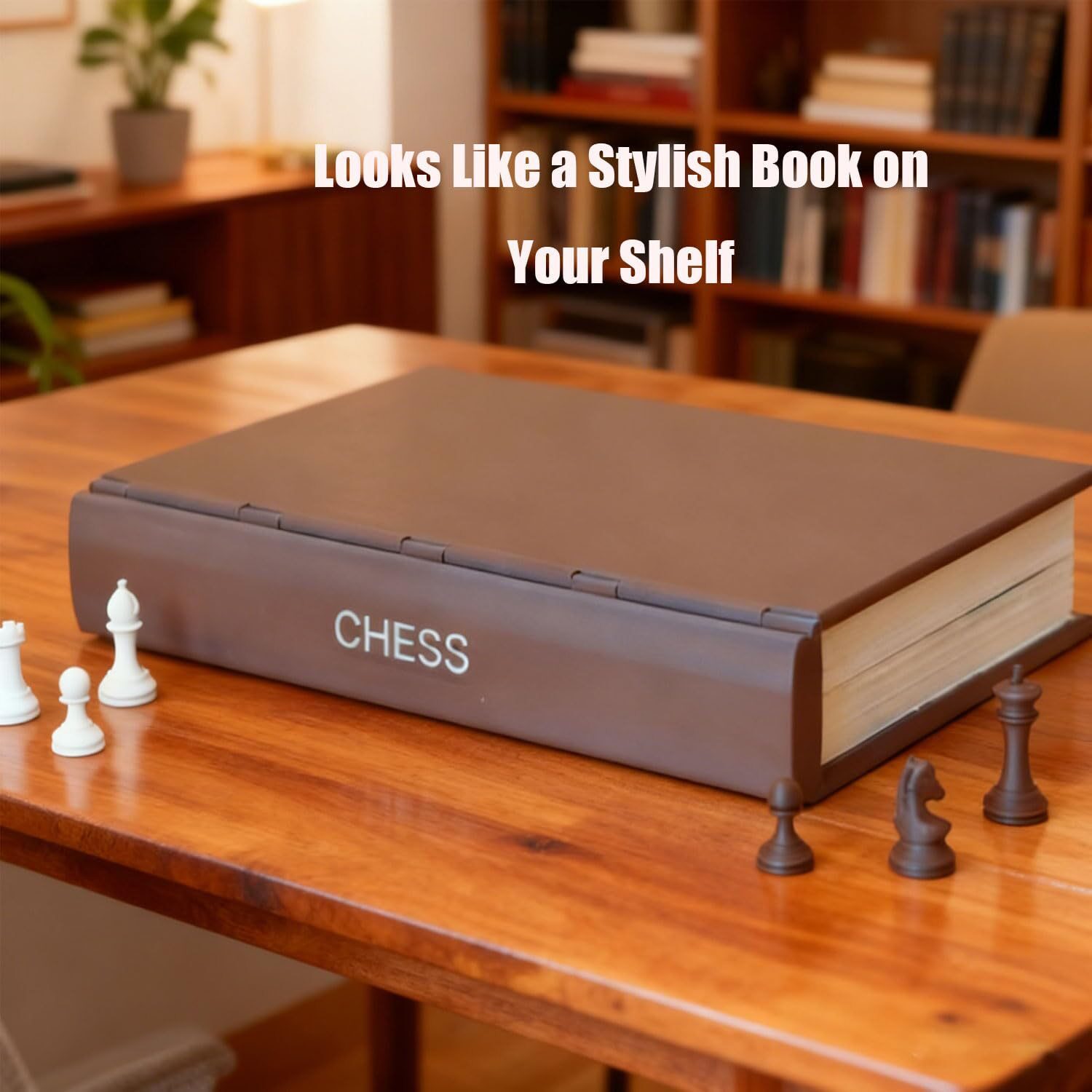 独立站新款 Printed Chess Book 3D打印国际象棋书益智桌面游戏