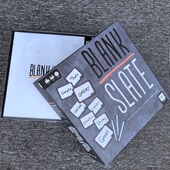 白板 SLATE 有趣 家庭聚桌游 game 跨境 好友派对卡牌card BLANK