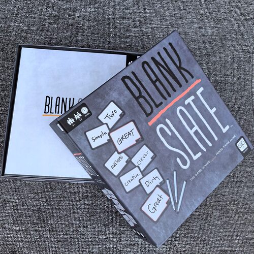 跨境 BLANK SLATE 白板 有趣的家庭聚桌游 好友派对卡牌card game