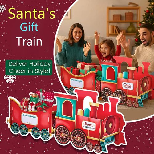 跨境Christmas Presents Trains 圣诞礼物火车圣诞老人的礼物火车