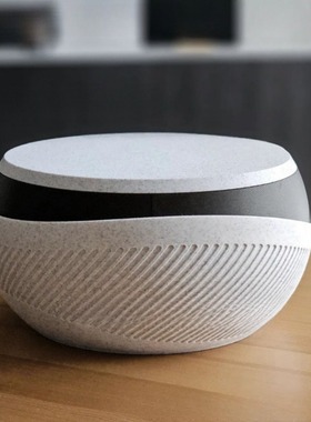 跨境客厅Dried fruit bowl with shells双层干果开心果碗带壳容器