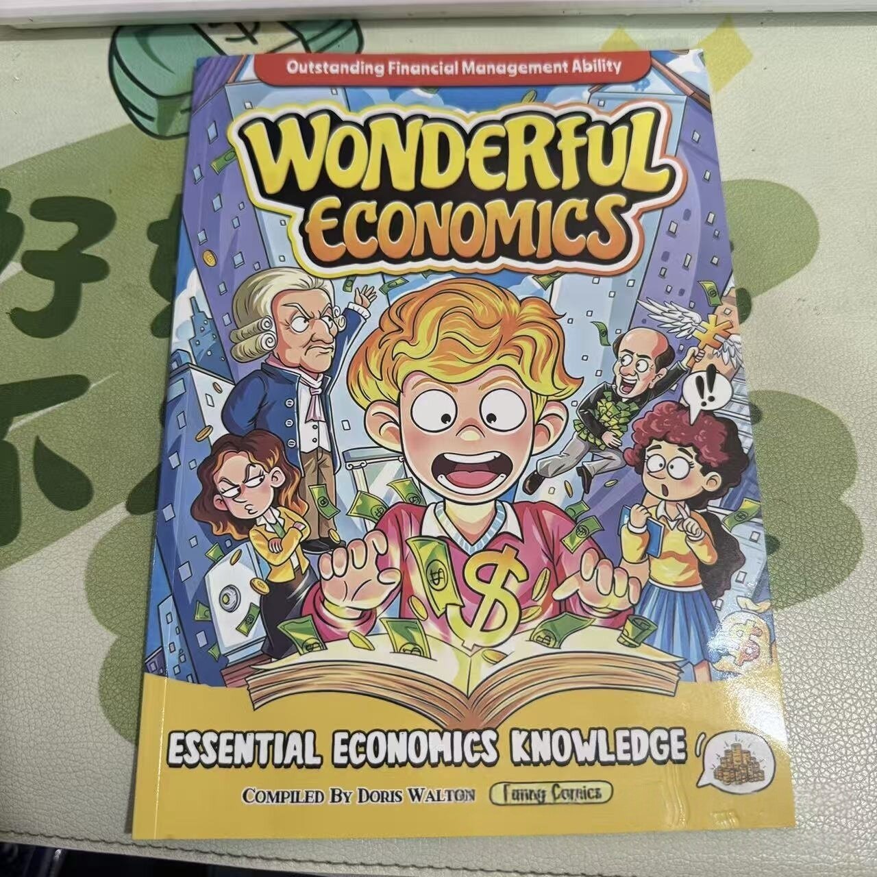 跨境 Wonderful Economics 趣味经济学漫画少儿财商启蒙英语绘本