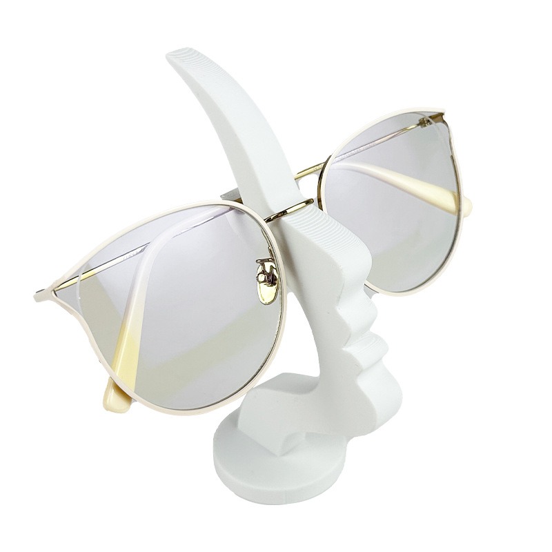 Eyeglass stand 眼镜置放支架条形状人侧脸有趣简单的3d打印摆件