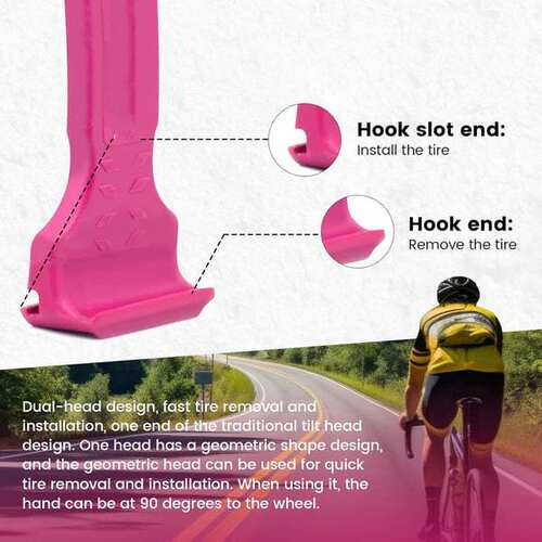 亚马逊2-in-1+Bicycle+Tyre+Lever+Crowbar公路车轮胎补胎撬棒