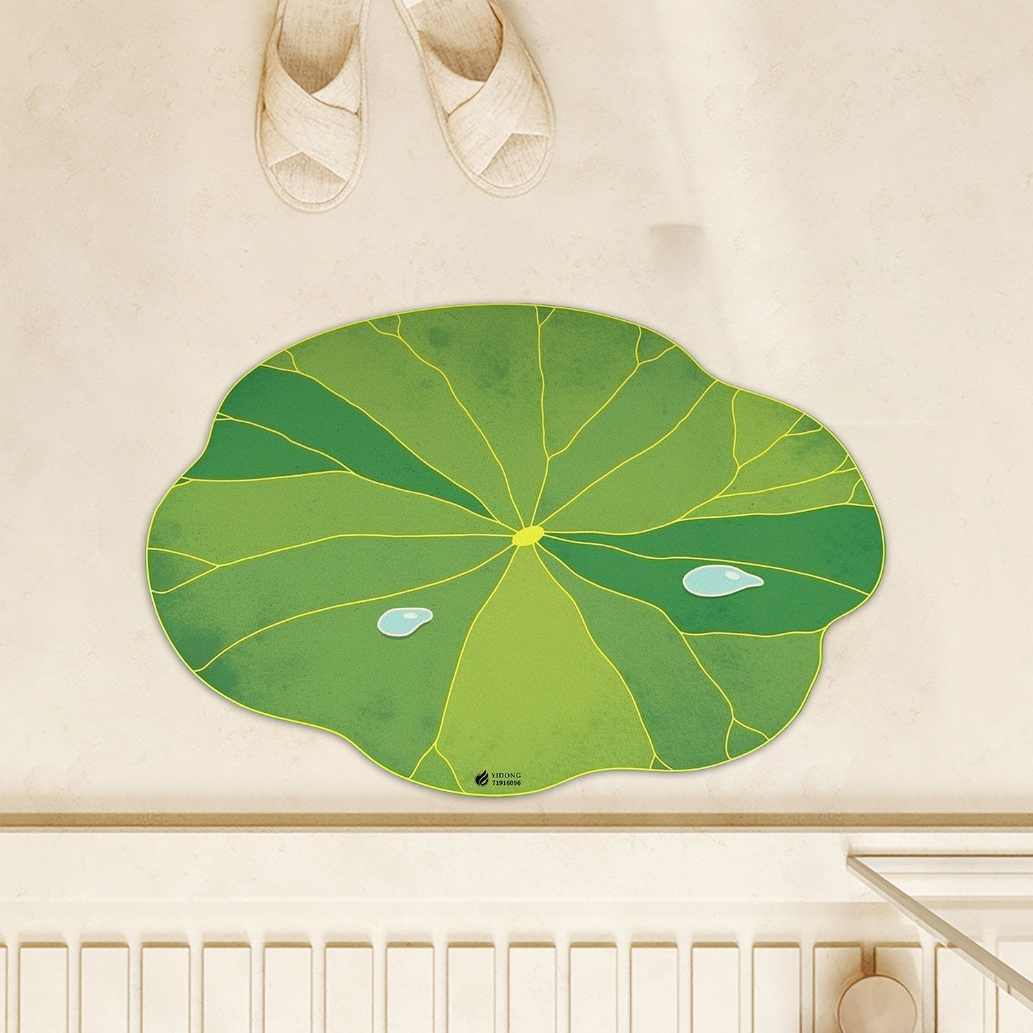 小清新硅藻泥浴室地垫卫生间门口吸水速干脚垫洗澡脚踩垫速干软垫