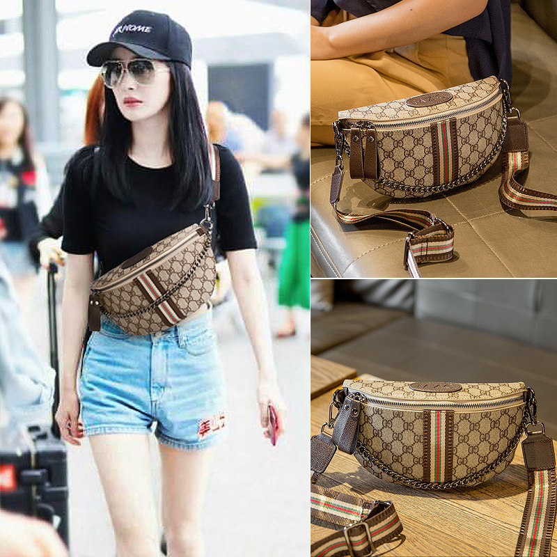 包包2020新款超火胸包网红百搭腰包女ins潮街头时尚单肩斜挎小包