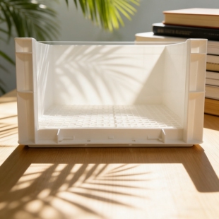 300 箱养龟箱加厚400 230 230圆角物流箱塑料周转箱立体库叠码 400