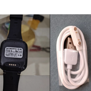 适用创维爱百分儿童电话手表充电线磁吸式充电器数据线通用原装