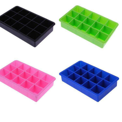 新品15 Hole Ice Cube Mold Square ShaGpe Ice Cube Tray Fruit