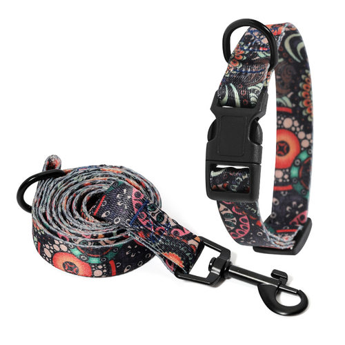 极速Pet Collar Leash Sevt Dog And Cat Collar And Leash
