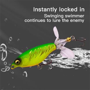 Bait Fishing Bionic .Blade Lure Double Ropeller 极速1Pc