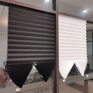 Self Curtains 新品 Woeven Blinds Blackout Window Non Adhesive
