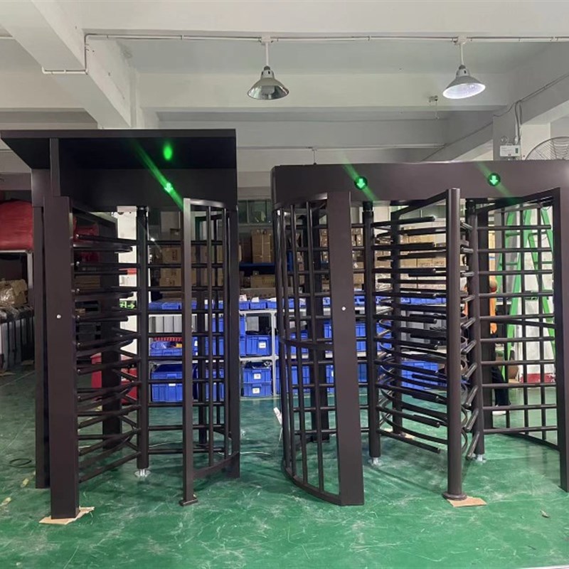 极速智能单门转闸人行双门通栅栏机全D高120度转闸 人脸识别不锈