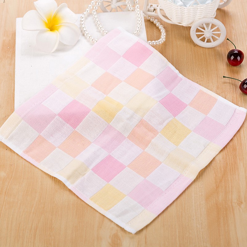 极速棉新生婴儿纱布小方r巾宝宝擦汗手绢手帕儿童家用四方洗脸小