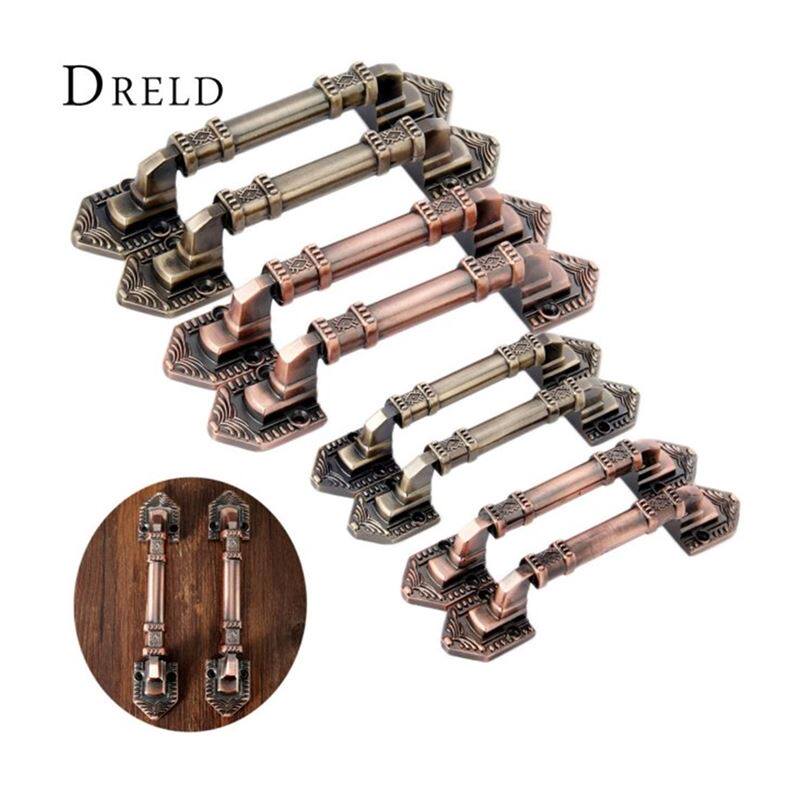 新品2Pcs 96128mm Antique uFurniture Handles Vintage Cabinet