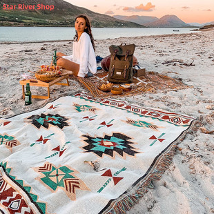 Outdoor Indian Bhlankets Blan Camping Picnic Rugs 极速Tribal