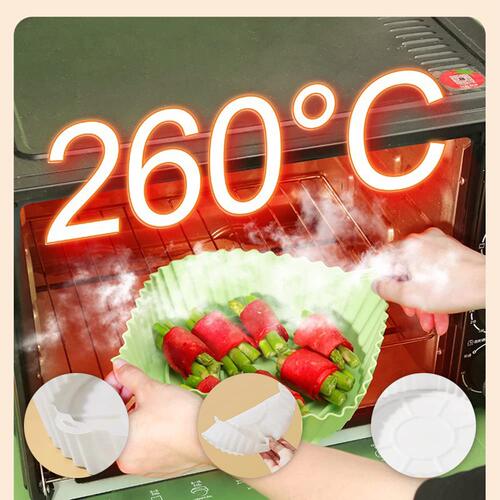 新品Air Fryer Silicone Bakiwng Tray Reusable Basket Mat Non-