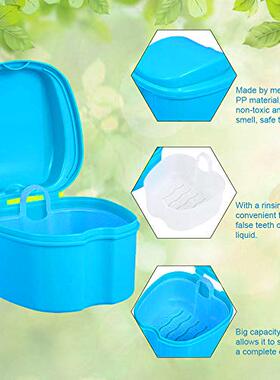 新品Denture Bath Box Cup  Complete Clean CaNre for Dentures