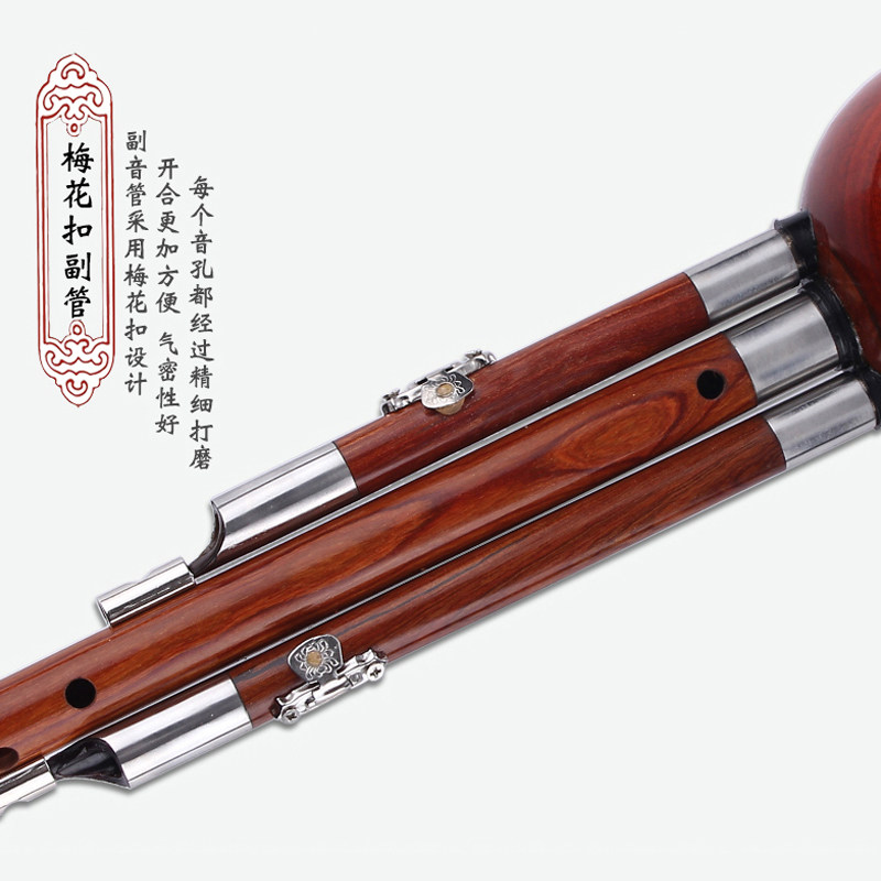 新品云南葫芦丝全红檀木C调降wb调专业演奏成人初学者儿童FGA小D