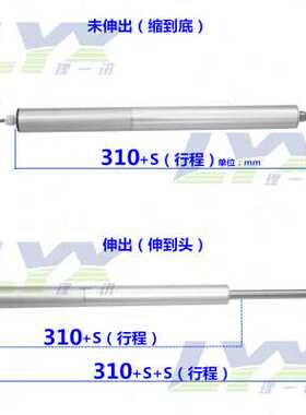极速厂销厂促LX40m2 12V24V电动推杆电机2000N笔筒推杆笔式电动伸