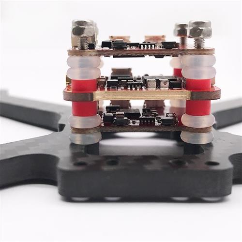 极速FPV穿越机迷你飞塔飞控20*20mm螺丝包 PM2套装 矽胶减震圈