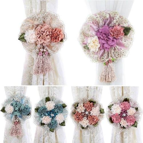 极速2Pcs Pretty Curtain Tieback UniverNsal Curtain Ties