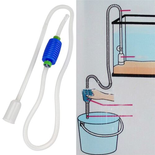 新品Aquarium Fish Tank Vacvuum Gravel Water Filter Cleaner S