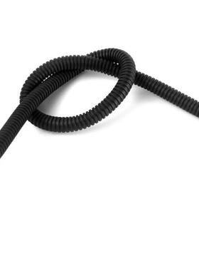 极速纹管龙料阻d燃A塑 黑色尼wD13软管 PVC线束穿线机械线路保护