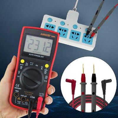 极速1 Pair Digital Multimeter probIe Soft-silicone-wire