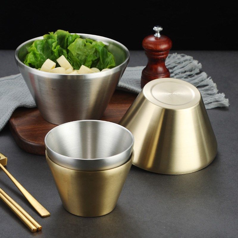 极速韩式加高gv形碗小吃碗生菜碗汤碗饭碗金色网红刨冰沙拉雪花冰,餐饮具,碗,淘宝优惠券,粉丝福利购,淘宝优惠卷