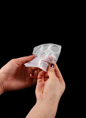 极速.Earring Pendants Resin Molds SilicJone Mold for DIY UV