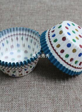 极速100PCS Muffins Paper Cupcake Wrappers BakQing Cups Cases